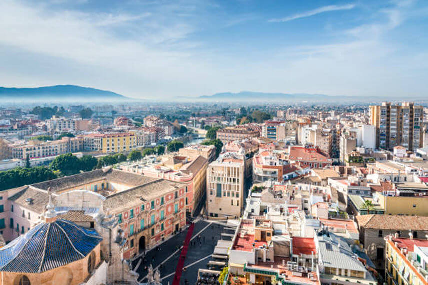 Property for sale in Murcia - Costa Calida - view of Murcia city